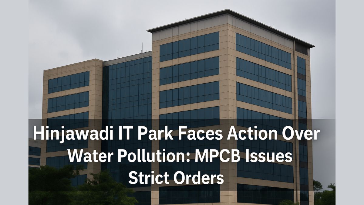 Hinjawadi IT Park Faces Action Over Water Pollution MPCB Issues Strict Orders