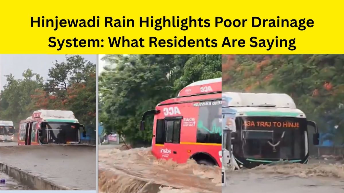Hinjewadi Rain Turns IT Park Into Water Park Commuters Struggle