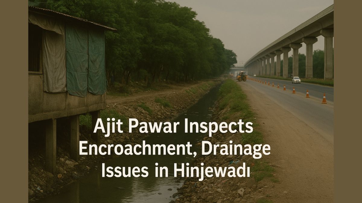 Hinjewadi Update Ajit Pawar Orders Road Work and Drain Cleanup