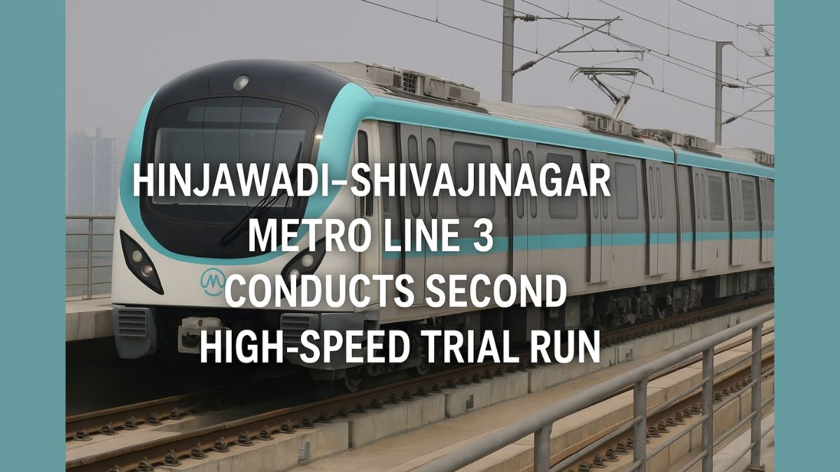 Pune Metro Line 3 Second High-Speed Trial Run Held on Hinjawadi–Shivajinagar Route