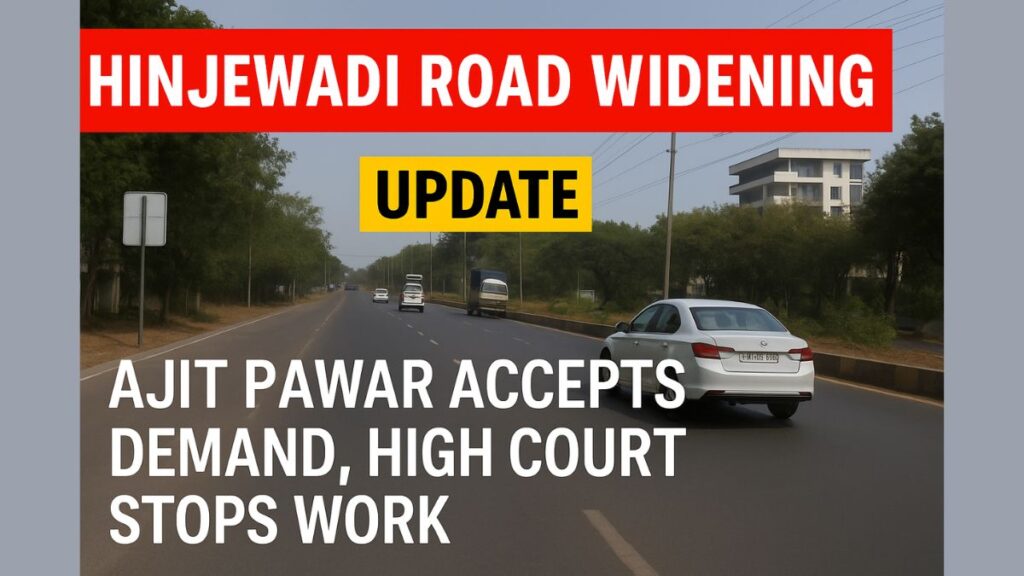 Hinjewadi Road Widening Update Ajit Pawar Accepts Villagers’ Demand, High Court Stops Work Till 21 August