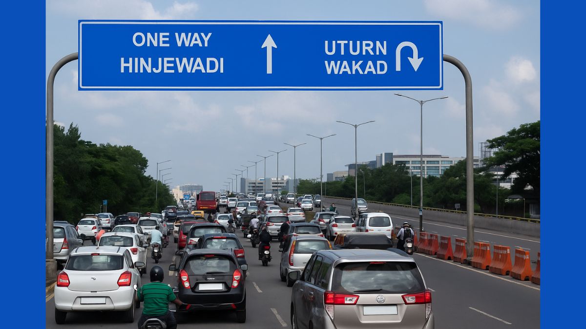 Hinjewadi Traffic Update Wakad-Hinjewadi Bridge Turns One-Way During Peak Hours