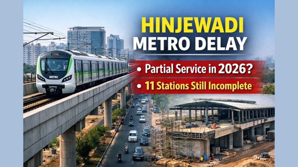 Hinjewadi Metro Line 3 Faces Delay, Partial Service Likely in 2026 Hinjawadi