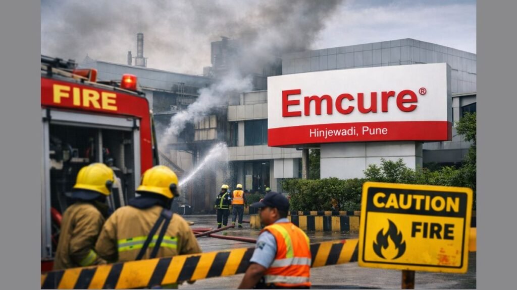 Fire Breaks Out at Emcure Manufacturing Plant in Hinjewadi, Operations Halted Temporarily