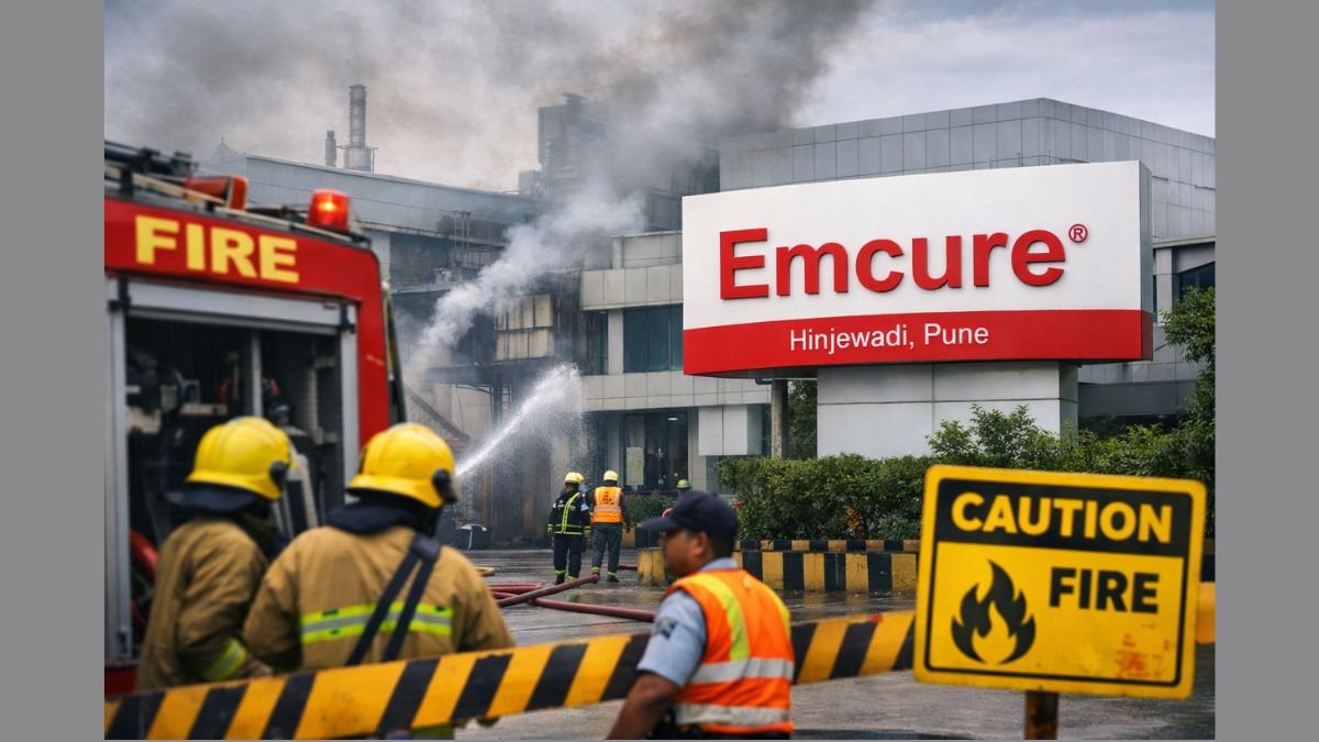 Fire Breaks Out at Emcure Manufacturing Plant in Hinjewadi, Operations Halted Temporarily